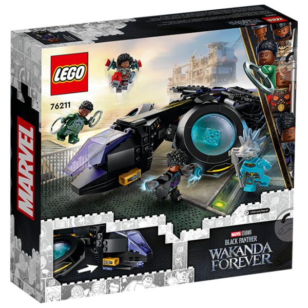 Constructor LEGO Shuri's Sunbird Personaj de film/ Multicolor photo 2