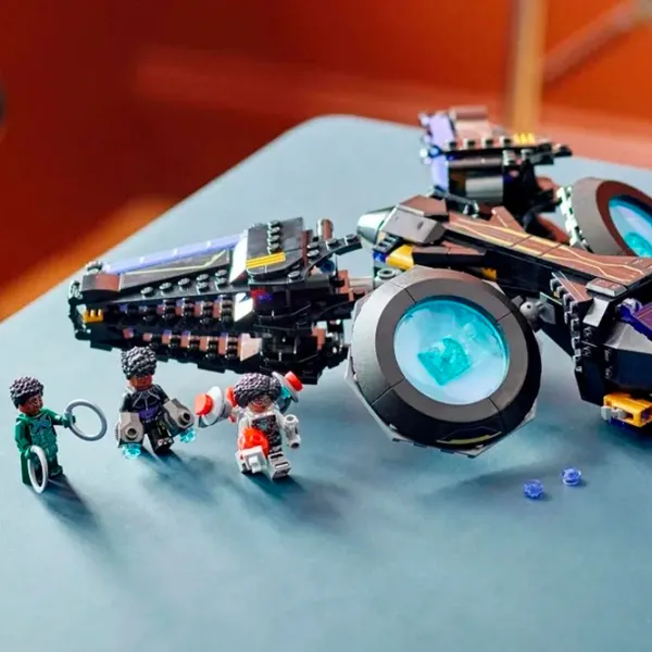 Constructor LEGO Shuri's Sunbird Personaj de film/ Multicolor photo 7