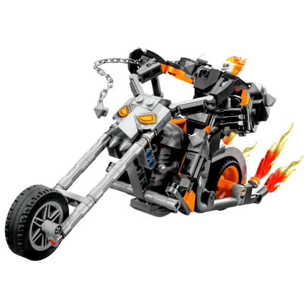 Constructor LEGO Ghost Rider Mech & Bike Personaj de desene animate/ Multicolor photo 3