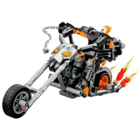Constructor LEGO Ghost Rider Mech & Bike Personaj de desene animate/ Multicolor photo 3