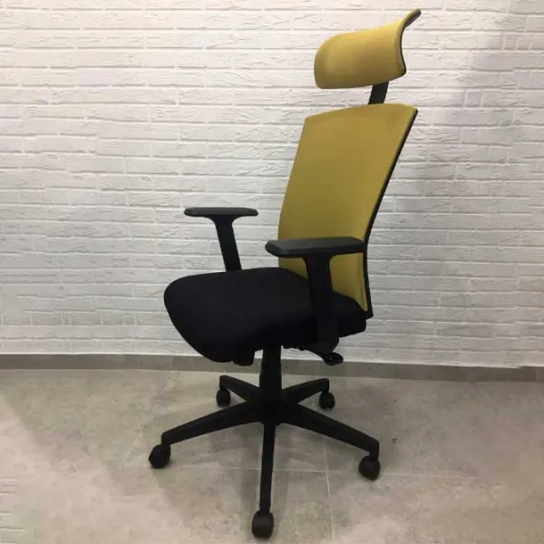 Офисное кресло ART ErgoStyle-720S Ткань, акриловая сетка/ Желтый Черный photo 3 Офисное кресло ART ErgoStyle-720S Ткань, акриловая сетка/ Желтый Черный photo 3