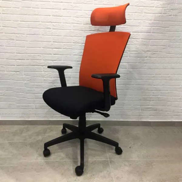 Офисное кресло ART ErgoStyle-720S Ткань, акриловая сетка/ Оранжевый Черный photo 4 Офисное кресло ART ErgoStyle-720S Ткань, акриловая сетка/ Оранжевый Черный photo 4