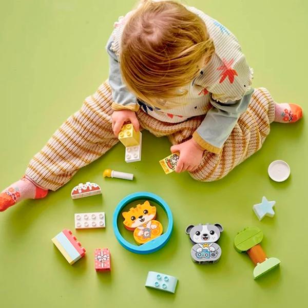 Constructor LEGO My First Puppy & Kitten With Sounds Animale/ Multicolor photo 10