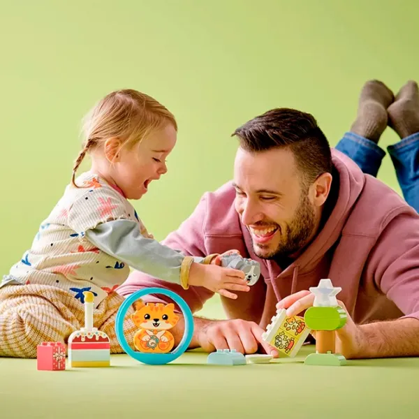 Constructor LEGO My First Puppy & Kitten With Sounds Animale/ Multicolor photo 11