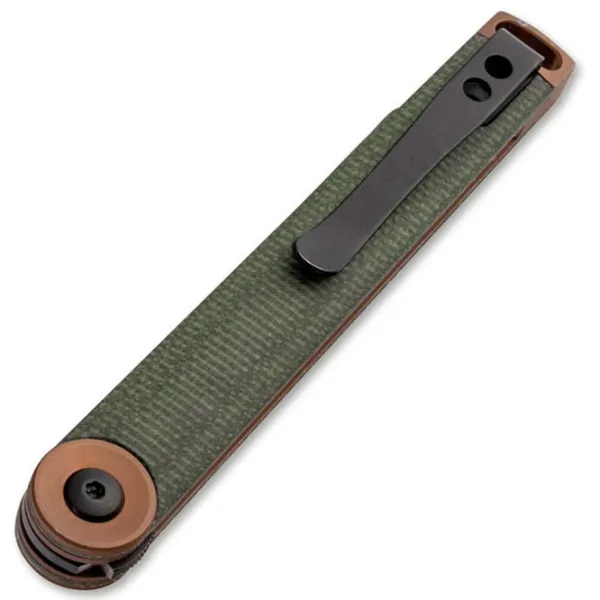 Нож Boker Plus Kaizen Green Canvas Micarta 01BO391 карманный/ D2 photo 2 Нож Boker Plus Kaizen Green Canvas Micarta 01BO391 карманный/ D2 photo 2