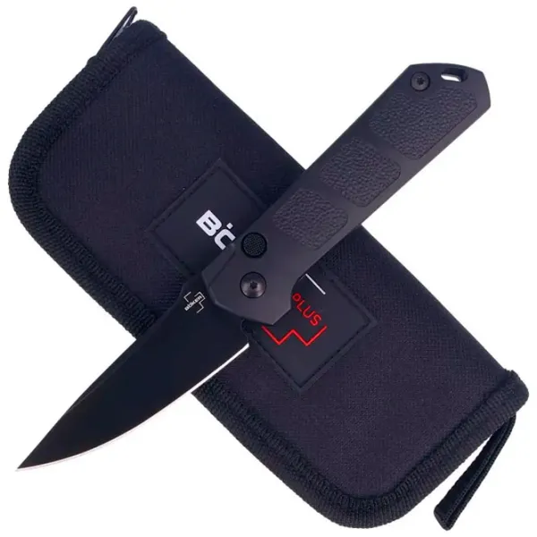 Нож Boker Plus Kihon Auto All Black 01BO951 карманный/ AUS8 photo 3 Нож Boker Plus Kihon Auto All Black 01BO951 карманный/ AUS8 photo 3