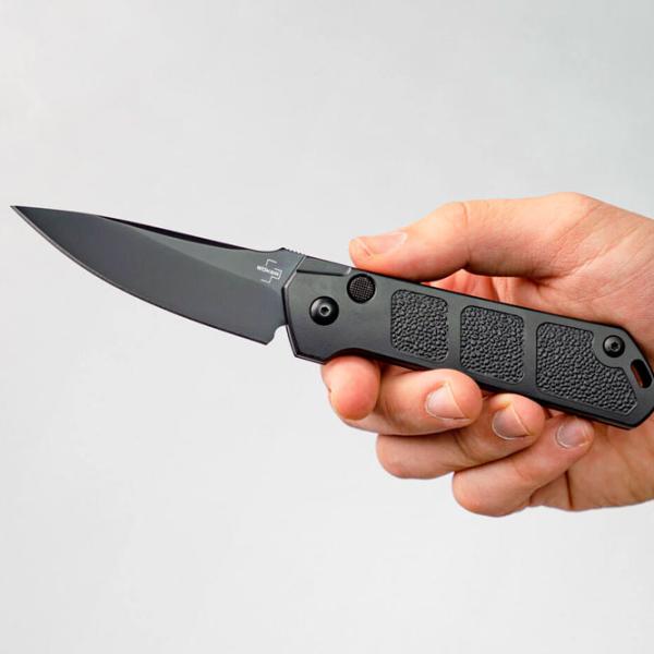 Нож Boker Plus Kihon Auto All Black 01BO951 карманный/ AUS8 photo 4 Нож Boker Plus Kihon Auto All Black 01BO951 карманный/ AUS8 photo 4