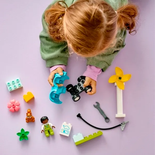 Constructor LEGO Turbină eoliană și mașină electrică Mașină/ Multicolor photo 5