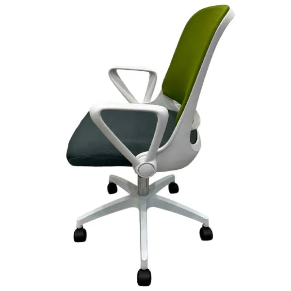 Fotoliu de birou ART Smart Point OC Stofă/ Olive White photo 3