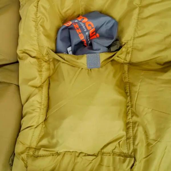 Спальный мешок Pinguin Blizzard Wide PFM 190 Right Polyester/ Хаки photo 5