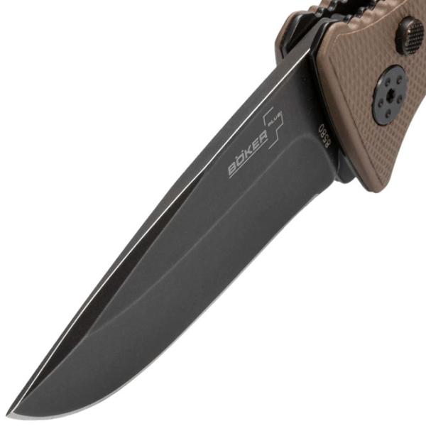 Нож Boker Plus Strike Droppoint Coyote 01BO424 тактический/ AUS-8A photo 3