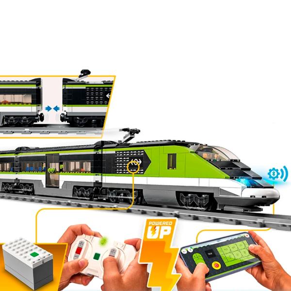 Constructor LEGO Express Passenger Train Figuri/ Multicolor photo 5