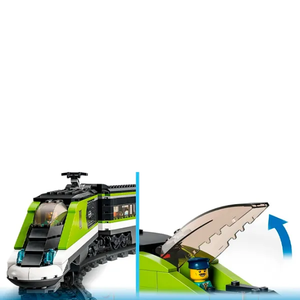 Constructor LEGO Express Passenger Train Figuri/ Multicolor photo 6
