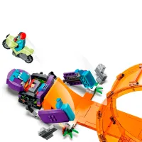 Constructor LEGO Smashing Chimpanzee Stunt Loop Motocicletă/ Multicolor photo 7