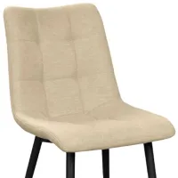 Scaun de bucătărie DecoPrim Capella New Stofă/ Beige photo 2