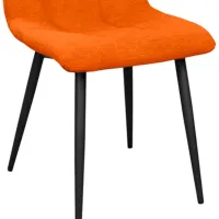 Scaun de bucătărie DecoPrim Capella New Stofă/ Orange photo 3