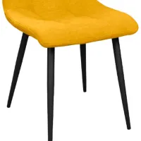 Scaun de bucătărie DecoPrim Capella New Stofă/ Yellow photo 3