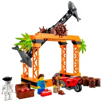 Constructor LEGO The Shark Attack Stunt Challenge Motocicletă/ Multicolor photo 2