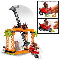 Constructor LEGO The Shark Attack Stunt Challenge Motocicletă/ Multicolor photo 3