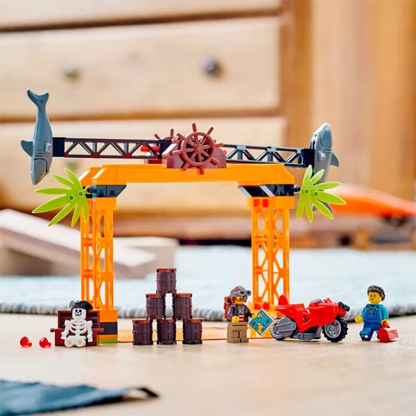 Конструктор LEGO The Shark Attack Stunt Challenge мотоцикл/ Разноцветный photo 8