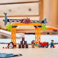 Constructor LEGO The Shark Attack Stunt Challenge Motocicletă/ Multicolor photo 8