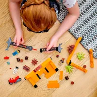 Constructor LEGO The Shark Attack Stunt Challenge Motocicletă/ Multicolor photo 10