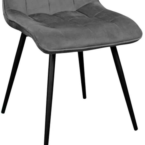 Scaun de bucătărie DecoPrim Capella Stofă/ Dark Gray Black photo 3 Scaun de bucătărie DecoPrim Capella Stofă/ Dark Gray Black photo 3