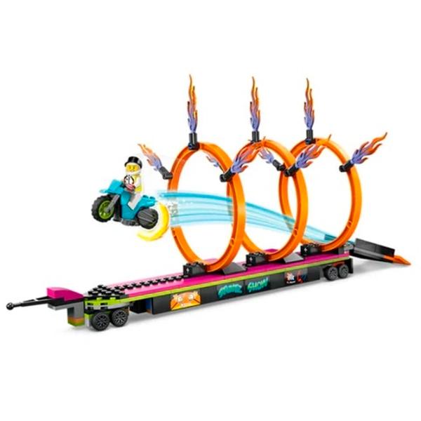 Конструктор LEGO Stunt Truck & Ring of Fire Challenge Транспорт/ Разноцветный photo 4