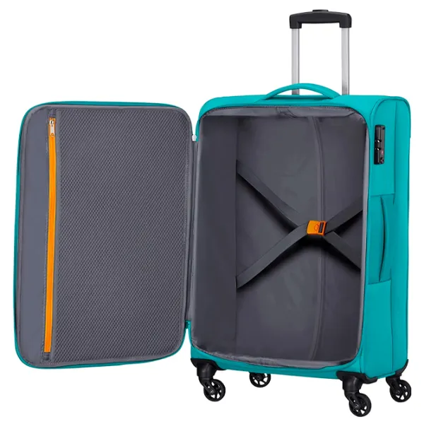 Чемодан American Tourister Heat Wave 65л/ Синий photo 6 Чемодан American Tourister Heat Wave 65л/ Синий photo 6