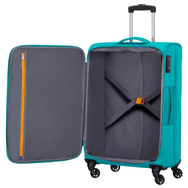 Чемодан American Tourister Heat Wave 65л/ Синий photo 6 Чемодан American Tourister Heat Wave 65л/ Синий photo 6
