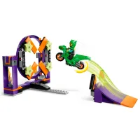 Constructor LEGO Dunk Stunt Ramp Challenge Motocicletă/ Multicolor photo 4