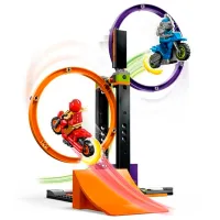 Constructor LEGO Spinning Stunt Challenge Motocicletă/ Multicolor photo 3
