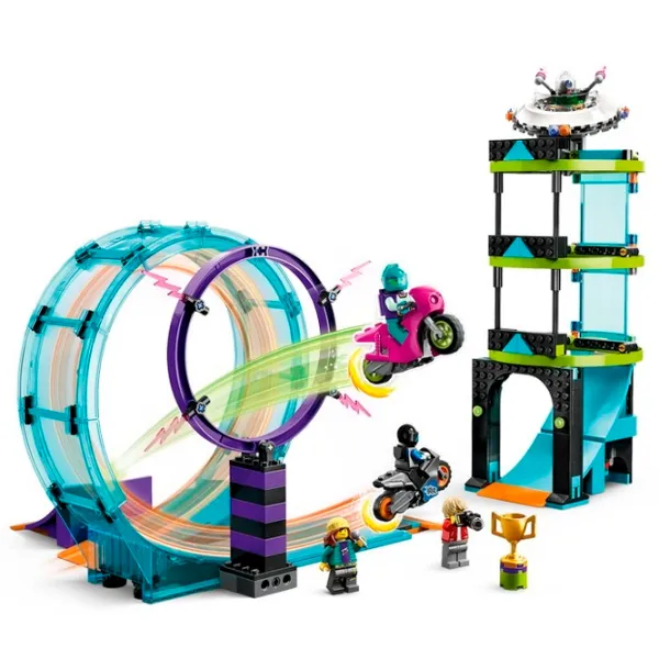 Constructor LEGO Ultimate Stunt Riders Challenge Motocicletă/ Multicolor photo 2