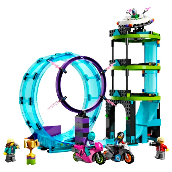 Constructor LEGO Ultimate Stunt Riders Challenge Motocicletă/ Multicolor photo 3