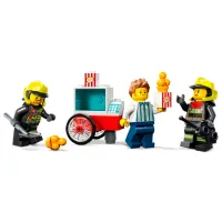 Constructor LEGO Fire Station and Fire Truck Pompieri/ Multicolor photo 8