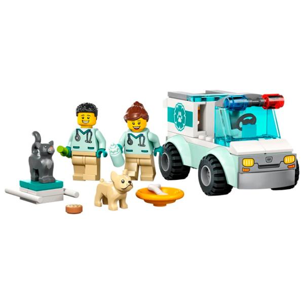 Constructor LEGO Vet Van Rescue Animale/ Multicolor photo 2