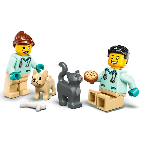 Constructor LEGO Vet Van Rescue Animale/ Multicolor photo 4