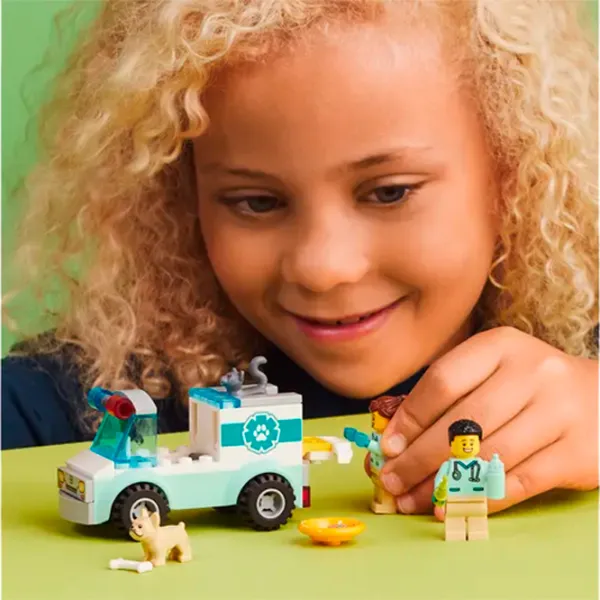 Constructor LEGO Vet Van Rescue Animale/ Multicolor photo 11