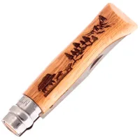 Нож Opinel Animalia Boar Nr. 08 002331 карманный/ Sandvik 12C27 photo 3