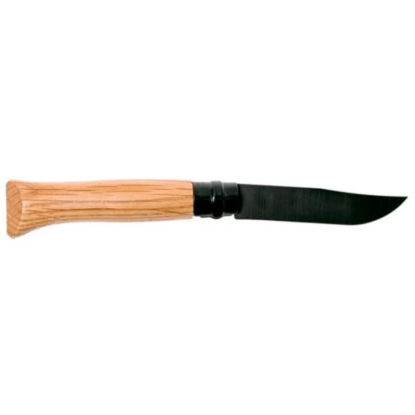 Нож Opinel Black Oak N08 002172 для повседневного использования/ Sandvik 12C27 photo 2
