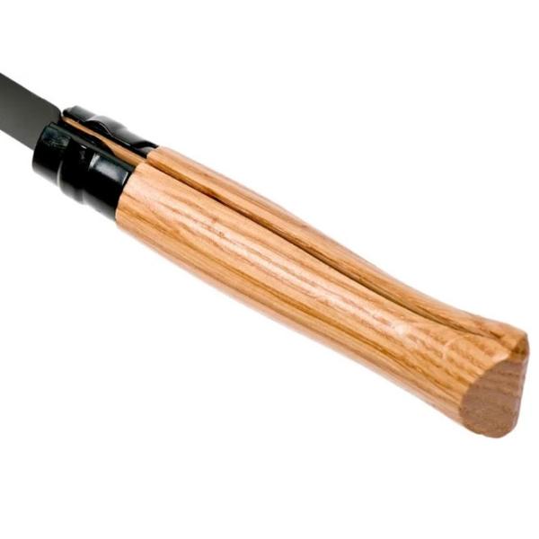 Нож Opinel Black Oak N08 002172 для повседневного использования/ Sandvik 12C27 photo 4