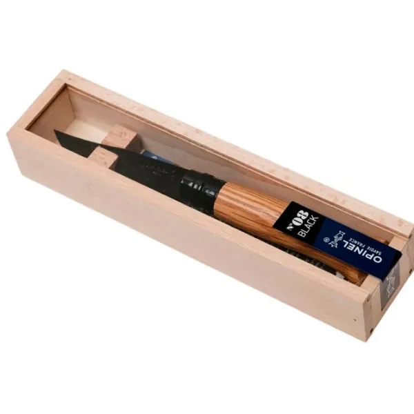 Нож Opinel Black Oak N08 002172 для повседневного использования/ Sandvik 12C27 photo 5