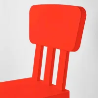 Детский садовый стул Ikea Mammut Пластик/ Пластик/ Красный photo 3