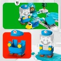Constructor LEGO Ice Mario Suit and Frozen World Expansion Set Figuri/ Multicolor photo 5