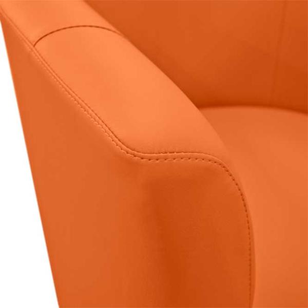 Canapea DecoPrim Club Duo Eco 72 (0006104) ECO Piele/ Orange photo 2 Canapea DecoPrim Club Duo Eco 72 (0006104) ECO Piele/ Orange photo 2