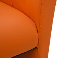 Canapea DecoPrim Club Duo Eco 72 (0006104) ECO Piele/ Orange photo 3