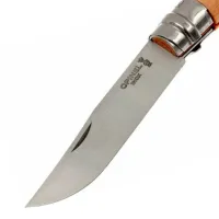 Cuțit Opinel Carbon Steel Wood Nr. 8 113080 de buzunar/ XC90 photo 4
