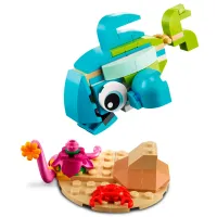 Constructor LEGO Dolphin and Turtle Figuri/ Multicolor photo 2