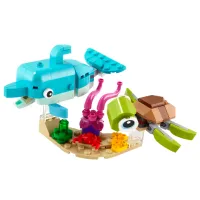 Constructor LEGO Dolphin and Turtle Figuri/ Multicolor photo 3
