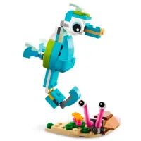 Constructor LEGO Dolphin and Turtle Figuri/ Multicolor photo 4